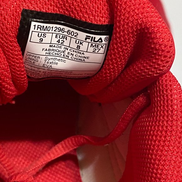 Fila ❤️ ADULT MEN - SIZE: 6 (NEW without Tag) - Picture 6 of 6